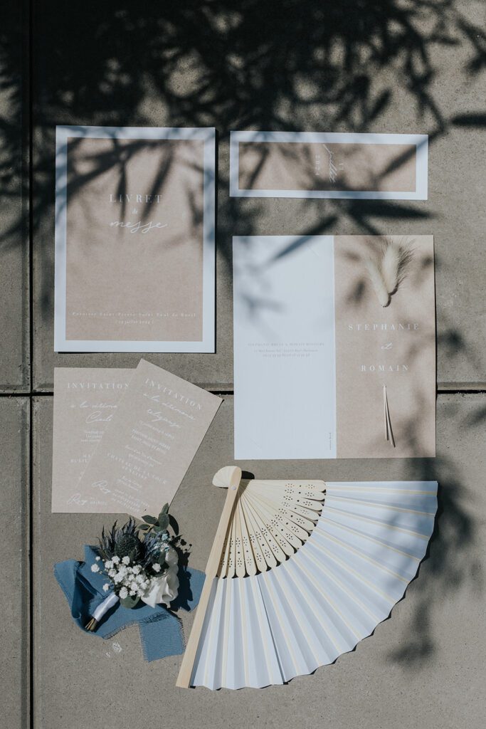 préparatifs des mariés